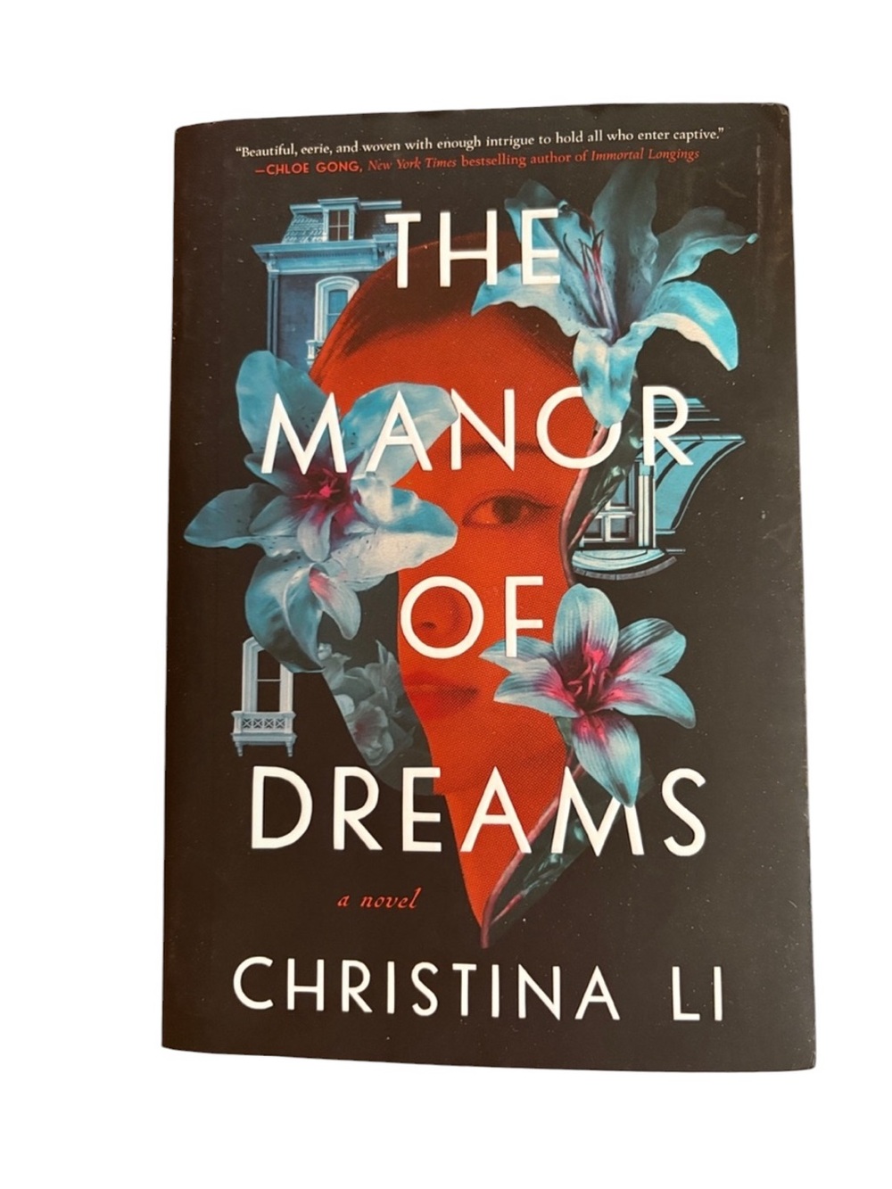 3/$20 The Manor of Dreams by Christina Li - Floral Black & Red paperback